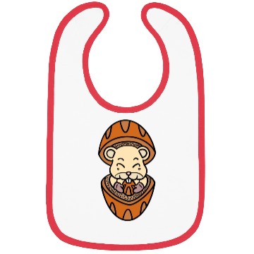 Discover Hamster Love Nut Bibs