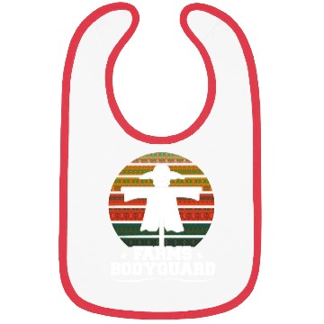 Discover Farm s Bodyguard Farmer Scarecrow Gift Design Idea Bibs