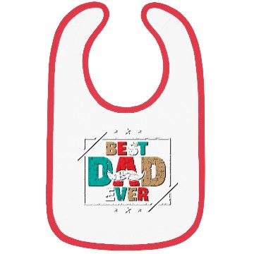 Discover BEST DAD EVER Bibs