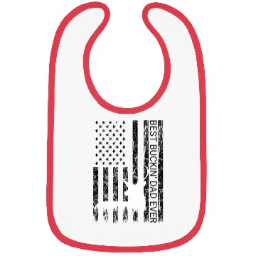 Discover Best Buckin Dad Ever Vintage Deer Hunting America Bibs