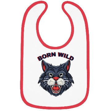 Discover Born Wild Cat lovers Bibs