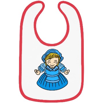 Discover Cute Chibi Farmer Girl Bibs