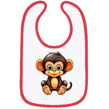 Discover Cute Monkey for Kids for a Kid Bibs