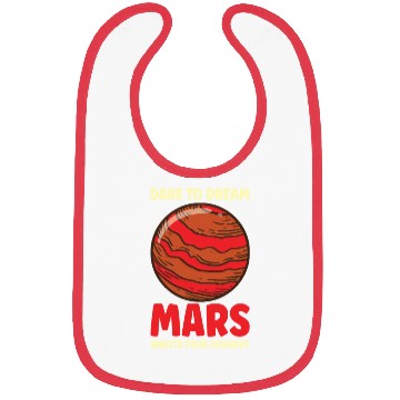Discover Mars Explore Astronaut Astronomy Solar System Bibs