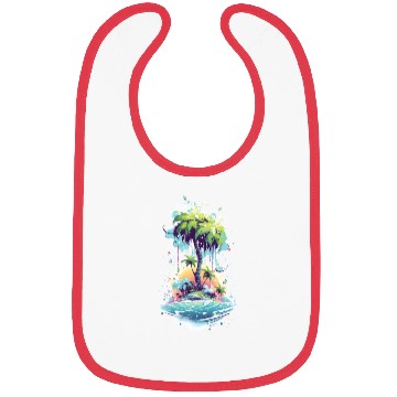 Discover tropical time Bibs