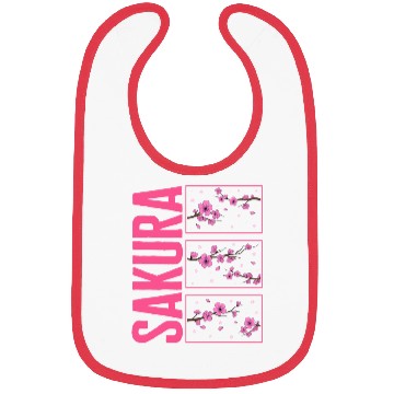 Discover Cherry Blossom Bibs, Sakura Kawaii Pop Culture