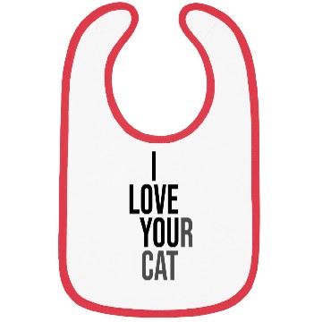 Discover I Love Your Cat Bibs