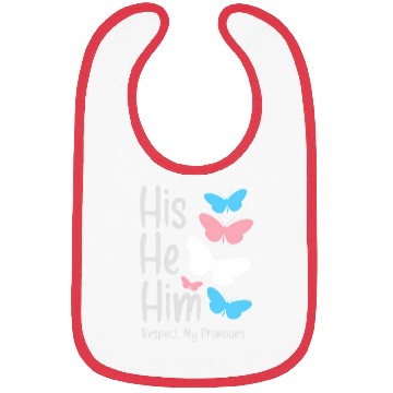 Discover Trans Pride Flag Trans Pronouns Proud Transgender Bibs