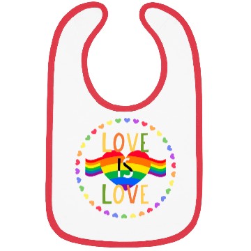 Discover Love is Love - Pride Design - LGBT Bibs