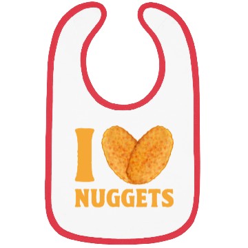 Discover I Love Chicken Nuggets Bibs