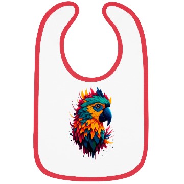 Discover macaw Bibs