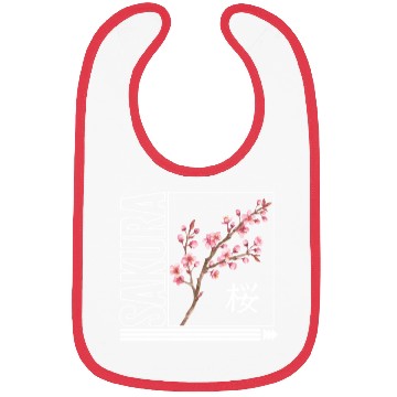 Discover Cherry Blossom Bibs, Sakura Kawaii Pop Culture