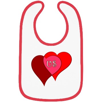 Discover Us Red Bibs