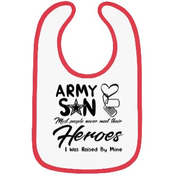 Discover Army Son Most People Never Meet Their Heroes Bibs