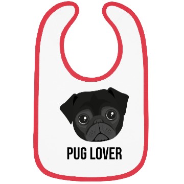 Discover Pug lover cute Bibs