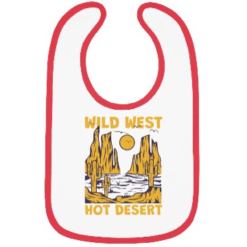 Discover desert wild west cactus nature Bibs