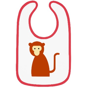 Discover Brown Monkey Bibs