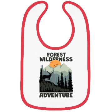 Discover forest wilderness adventure deer mountain Bibs