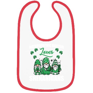 Discover Naturopathic Doctor St. Patric's Day Bibs