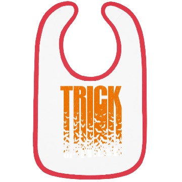 Discover Trick Or Treat Bats Lettering Bibs