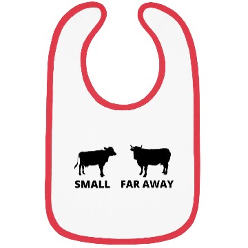 Discover Small Cow Far Away Bibs Funny Father Ted Dougal