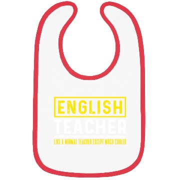 Discover English teacher teacher teaching student unicorn Bibs