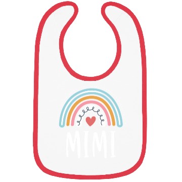 Discover Mimi For Grandma Family Rainbow Bibs