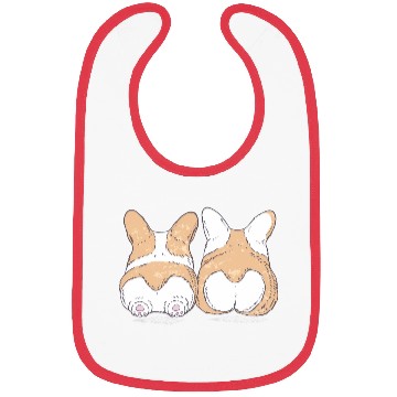 Discover Corgi Butts Animal Bibs
