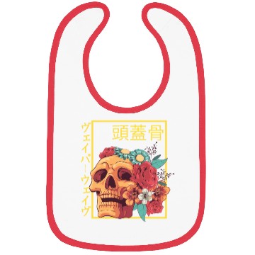 Discover Skull Otaku Japanese Streetwear Aesthetic Fashion Bibs