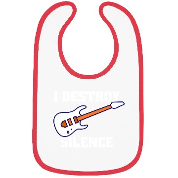 Discover Guitar saying guitarist gift cute Bibs