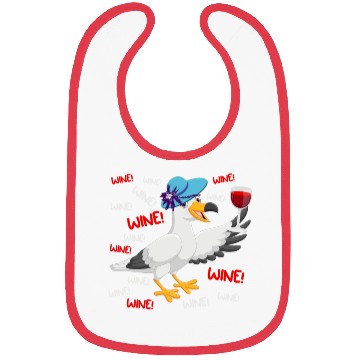 Discover Seagull Bibs Wine Lover North German Seagulls