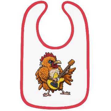 Discover Groovy Cheese: Strumming to Cheesy Melodies Bibs