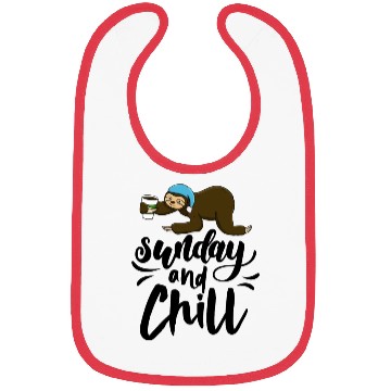 Discover Sunday & Chill Sloth Bibs