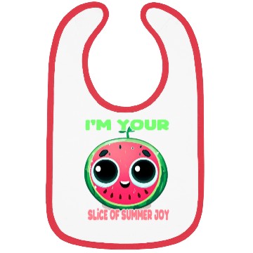 Discover Watermelon summer joy Bibs