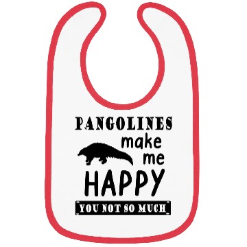 Discover Pangolin Happy Saying Nature Animal Bibs