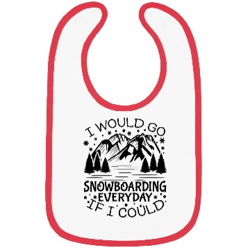 Discover Motivational Snowboarding Quote Bibs