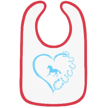 Discover Horseshoe Heart Horse Mom Horseback Riding Bibs