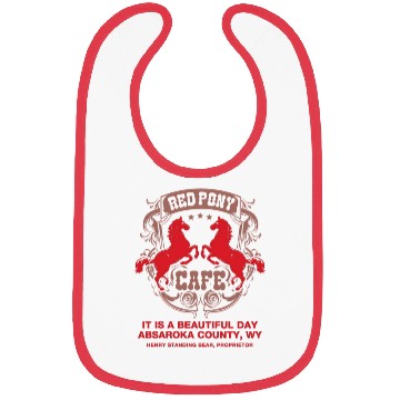 Discover Red Pony It Is A Beautiful Day Bibs