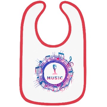 Discover microphone for music performance Bibs