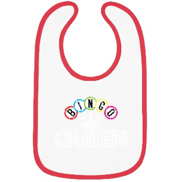 Discover Bingo Casino Night Crown Bingo Queen Bibs