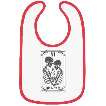 Discover The Tarot Card Occult Goth Halloween Gothic Bibs