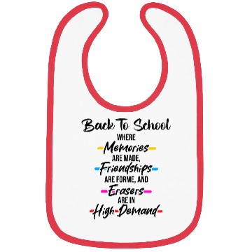 Discover Back to School Design Bibs