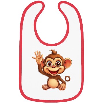 Discover Cute Monkey for Kids for a Kid Bibs