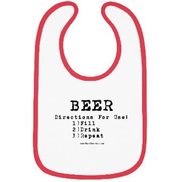 Discover Beer: Directions for use Bibs
