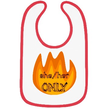 Discover on fire: she/her only Bibs