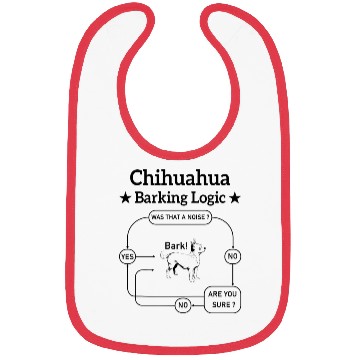 Discover Chihuahua Barking Logic Bibs