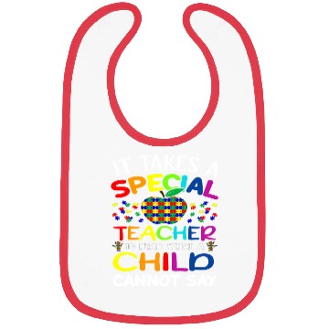 Discover Autism Teacher Support It Takes A Special Teacher Bibs
