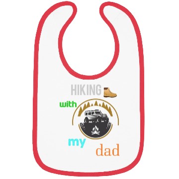 Discover Hiking with dad Bibs