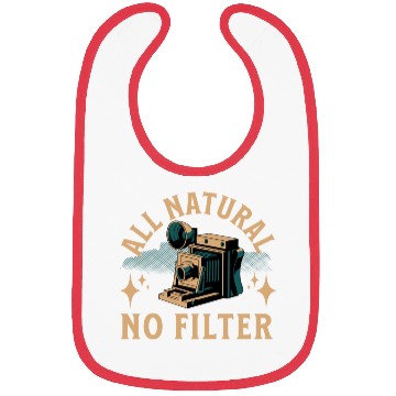 Discover All Natural No Filter Vintage Camera Bibs