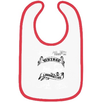 Discover Locomotive Steam Engine Train Bibs